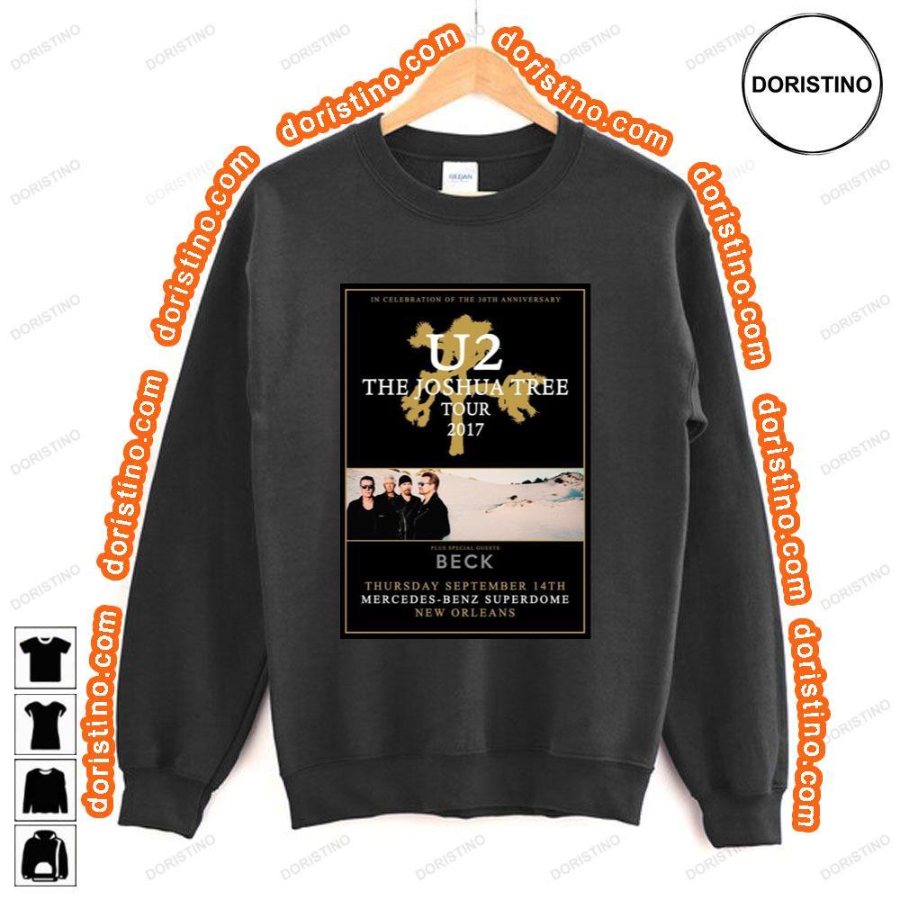 U2 Joshua Tree Tour Mercedes Benz Superdome New Orleans Tshirt U2 Joshua Tree Tour Mercedes Benz Superdome New Orleans Tshirt