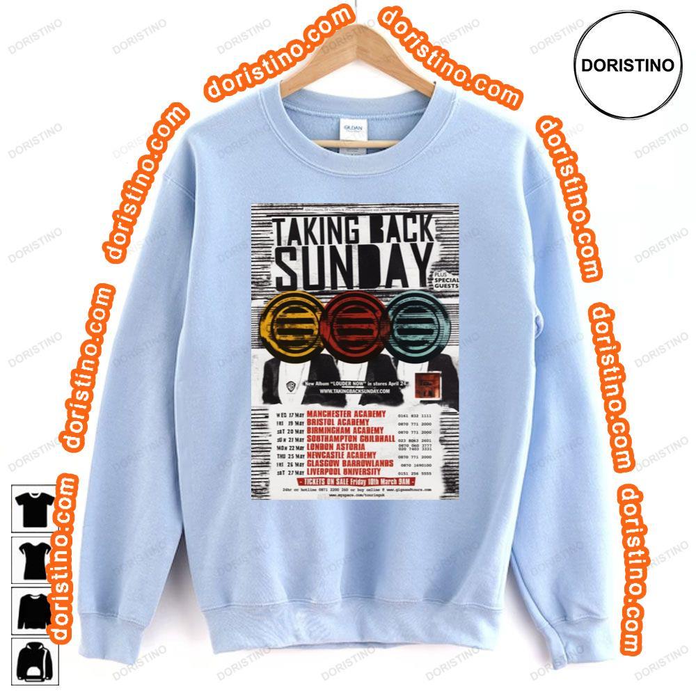 Taking Back Sunday Louder Now 2006 Uk Tour Tshirt Taking Back Sunday Louder Now 2006 Uk Tour Tshirt