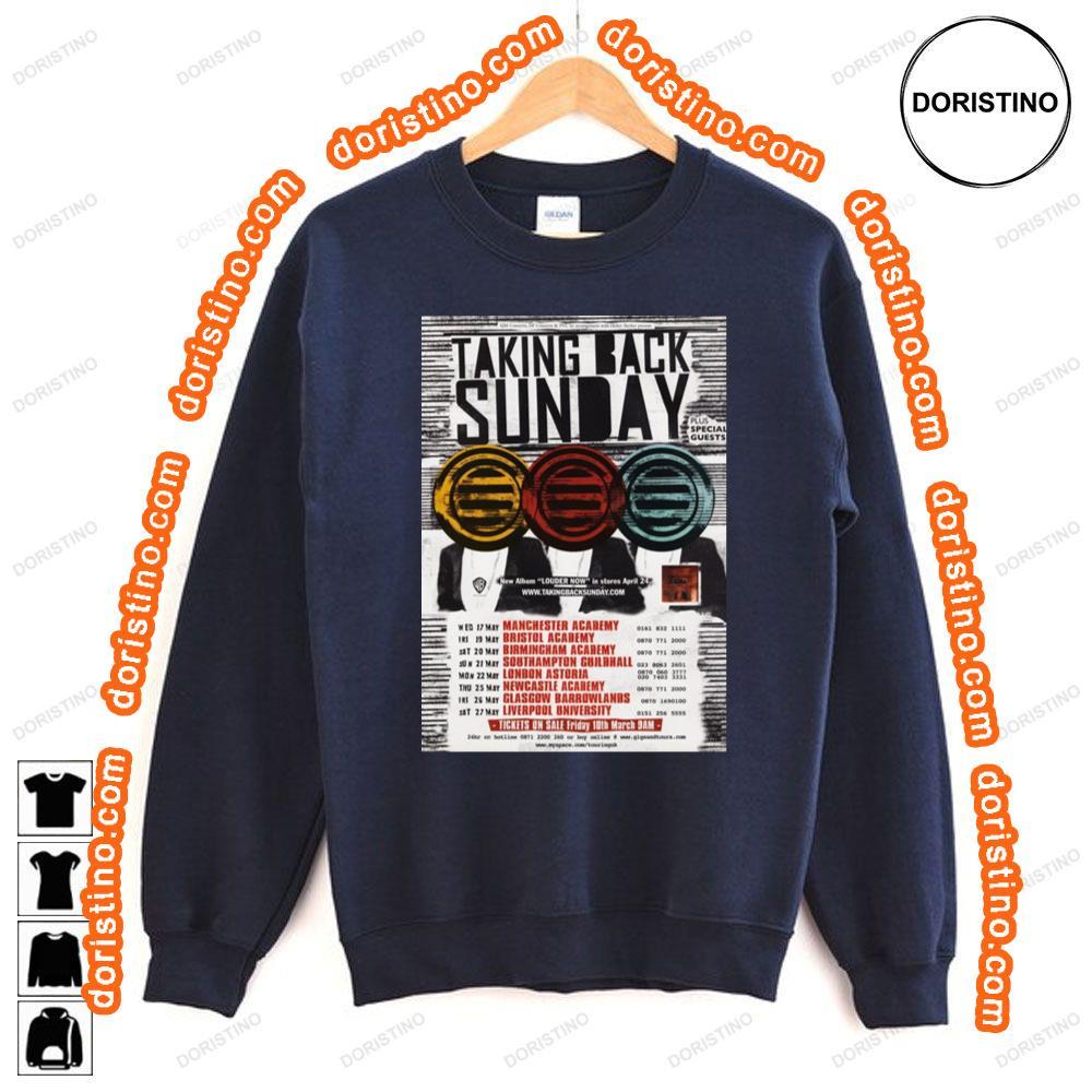 Taking Back Sunday Louder Now 2006 Uk Tour Tshirt Taking Back Sunday Louder Now 2006 Uk Tour Tshirt