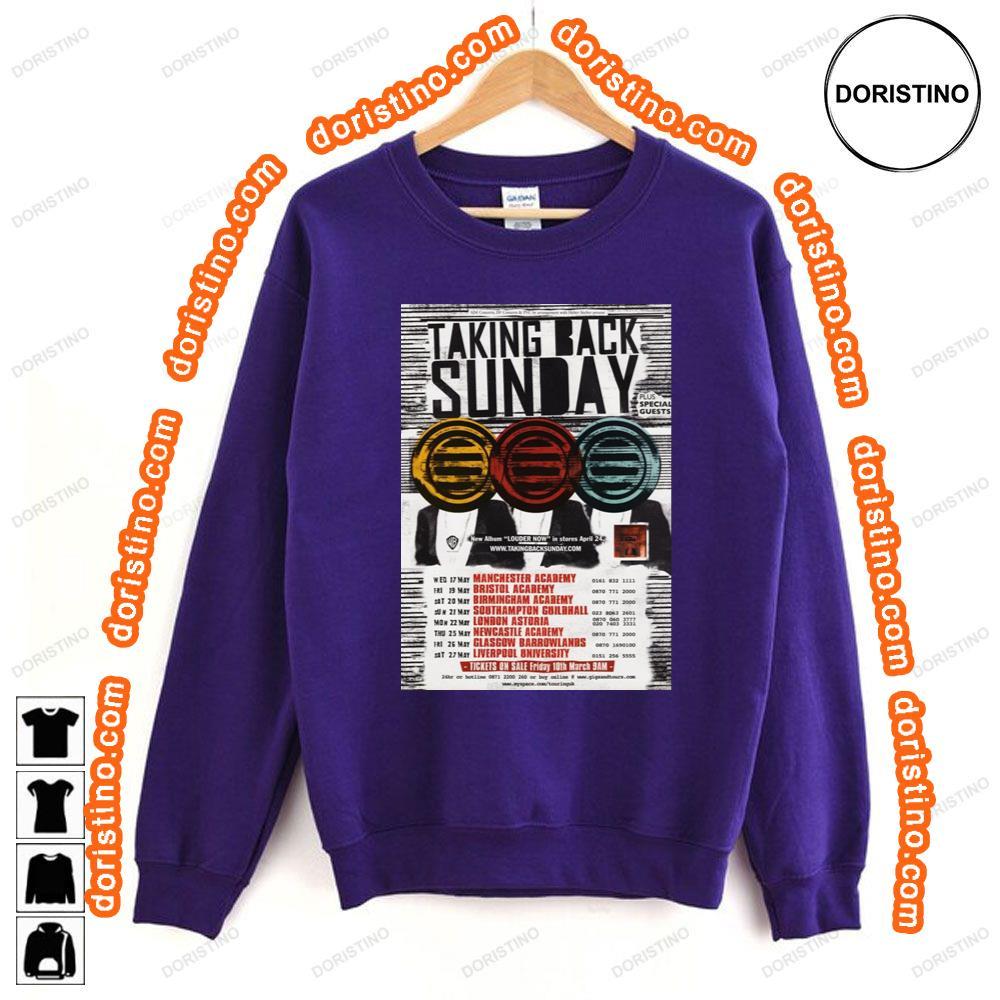 Taking Back Sunday Louder Now 2006 Uk Tour Tshirt Taking Back Sunday Louder Now 2006 Uk Tour Tshirt