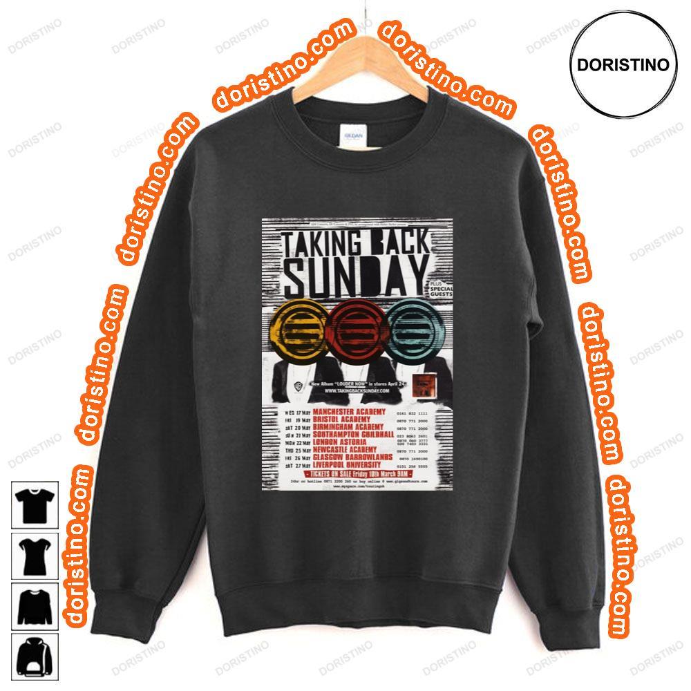 Taking Back Sunday Louder Now 2006 Uk Tour Tshirt Taking Back Sunday Louder Now 2006 Uk Tour Tshirt