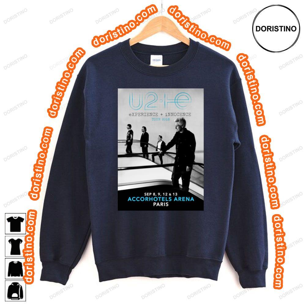 U2 Experience Innocence 2018 Tour Accorhotels Arena Paris Tshirt U2 Experience Innocence 2018 Tour Accorhotels Arena Paris Tshirt