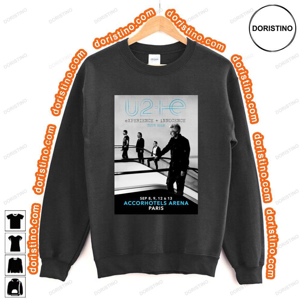 U2 Experience Innocence 2018 Tour Accorhotels Arena Paris Tshirt U2 Experience Innocence 2018 Tour Accorhotels Arena Paris Tshirt