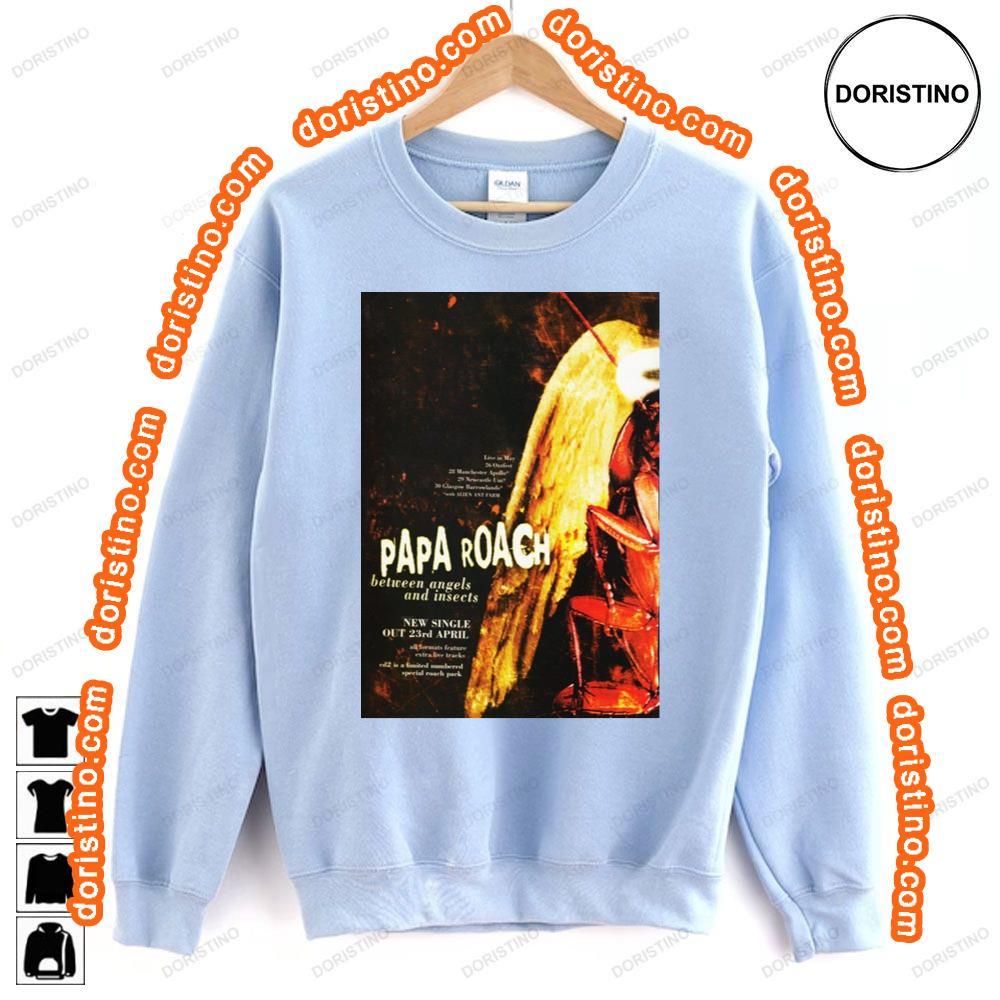 Papa Roch Between Angels Insects Tshirt Papa Roch Between Angels Insects Tshirt