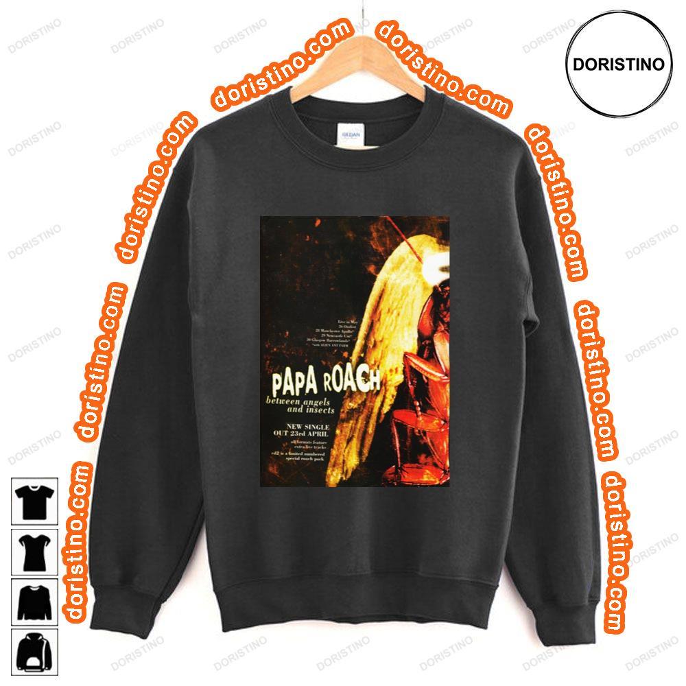 Papa Roch Between Angels Insects Tshirt Papa Roch Between Angels Insects Tshirt