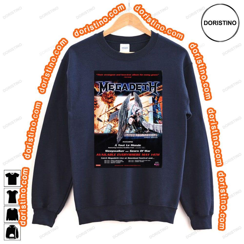 Megadeath United Abominations Awesome Shirt Megadeath United Abominations Awesome Shirt