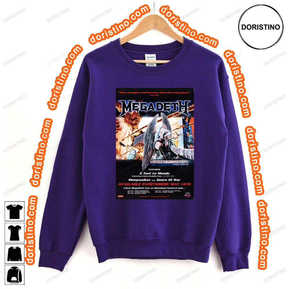 Megadeath United Abominations Awesome Shirt Megadeath United Abominations Awesome Shirt