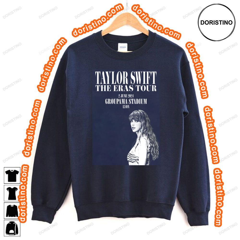 Taylor Swift Eras Stadium 2 June 2024 World Tour Groupama Stadium Lyon Shirt Taylor Swift Eras Stadium 2 June 2024 World Tour Groupama Stadium Lyon Shirt