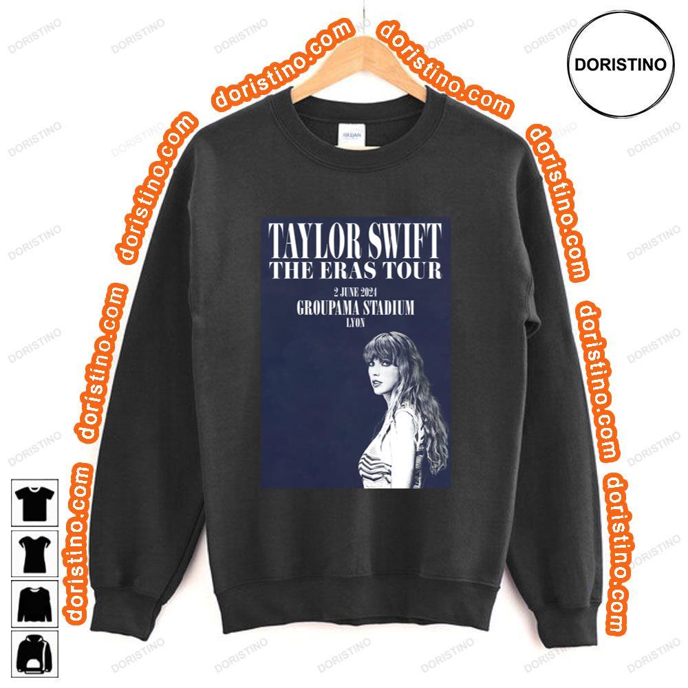 Taylor Swift Eras Stadium 2 June 2024 World Tour Groupama Stadium Lyon Shirt Taylor Swift Eras Stadium 2 June 2024 World Tour Groupama Stadium Lyon Shirt