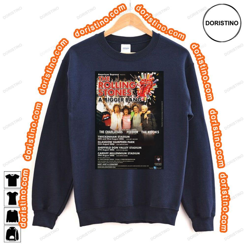The Rolling Stones A Bigger Bang 2006 Uk Tour Awesome Shirt The Rolling Stones A Bigger Bang 2006 Uk Tour Awesome Shirt