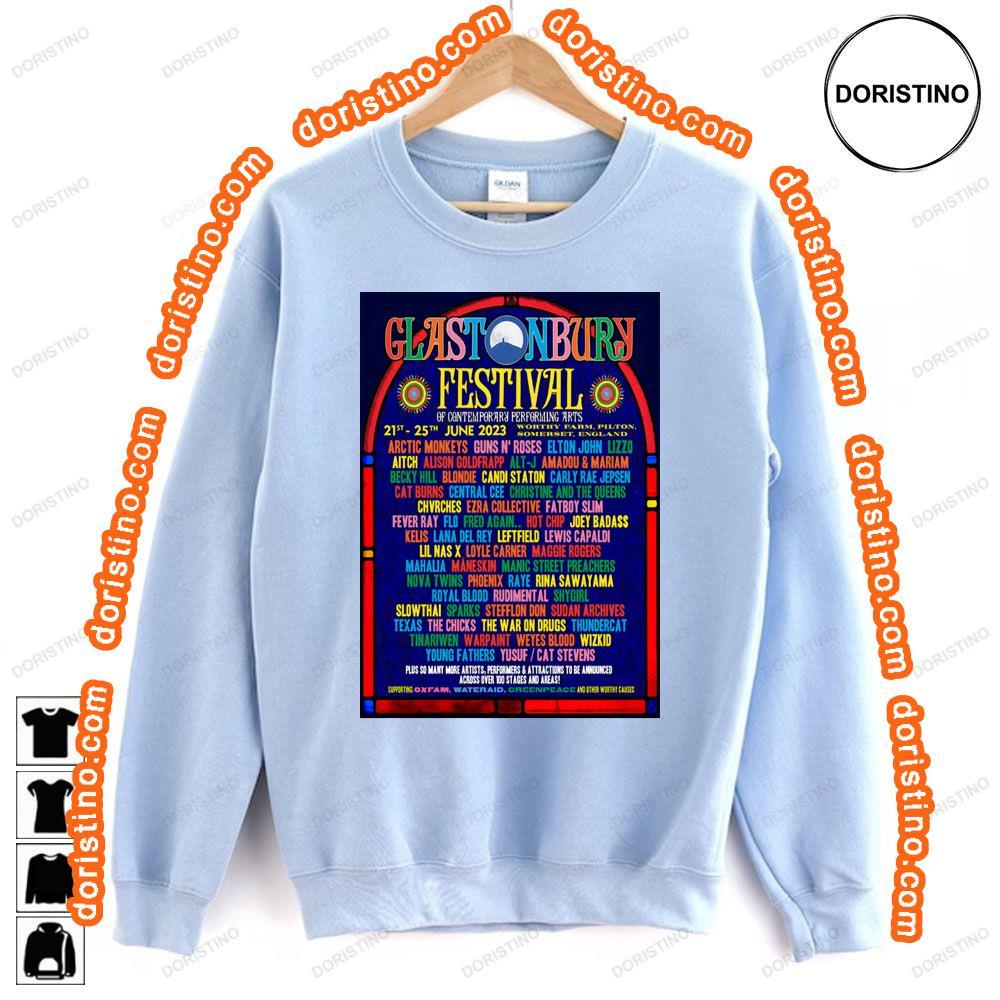 Glastonbury 2023 Festival Line Up Shirt Glastonbury 2023 Festival Line Up Shirt