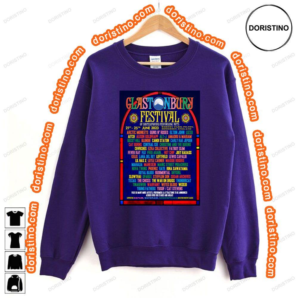 Glastonbury 2023 Festival Line Up Shirt Glastonbury 2023 Festival Line Up Shirt