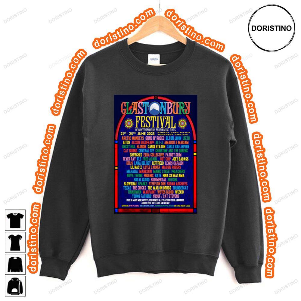 Glastonbury 2023 Festival Line Up Shirt Glastonbury 2023 Festival Line Up Shirt