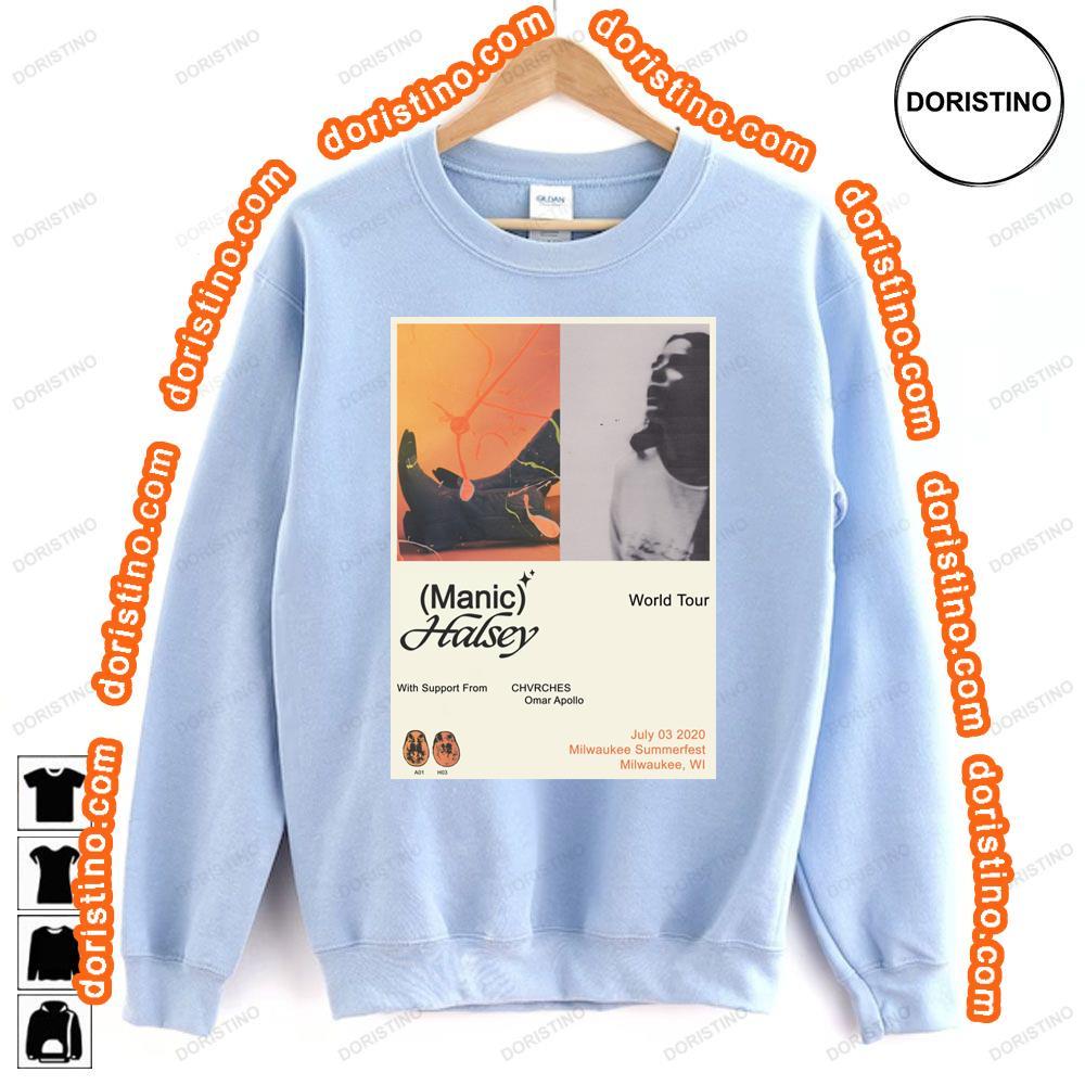 Halsey Manic 2020 Milwaukee Summerfest Awesome Shirt Halsey Manic 2020 Milwaukee Summerfest Awesome Shirt