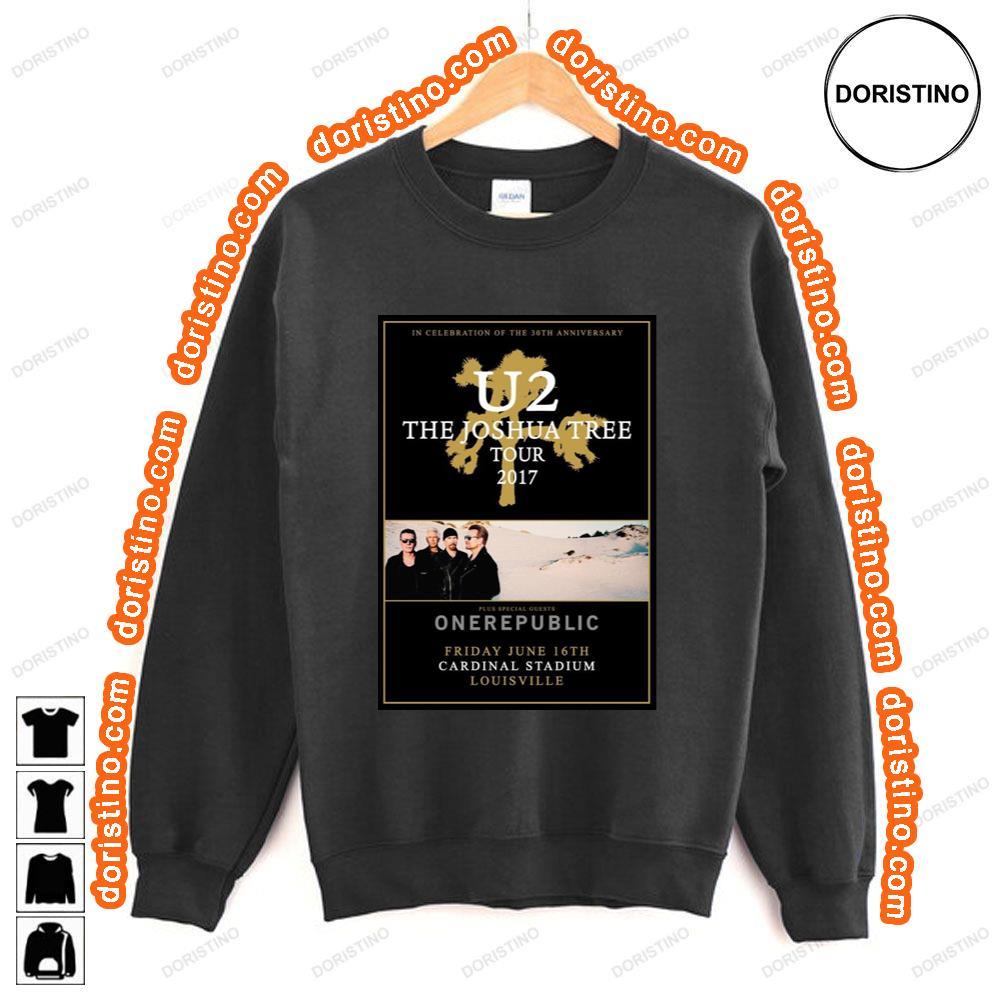U2 Joshua Tree Tour Louisville Cardinal Stadium June 2017 Tshirt U2 Joshua Tree Tour Louisville Cardinal Stadium June 2017 Tshirt