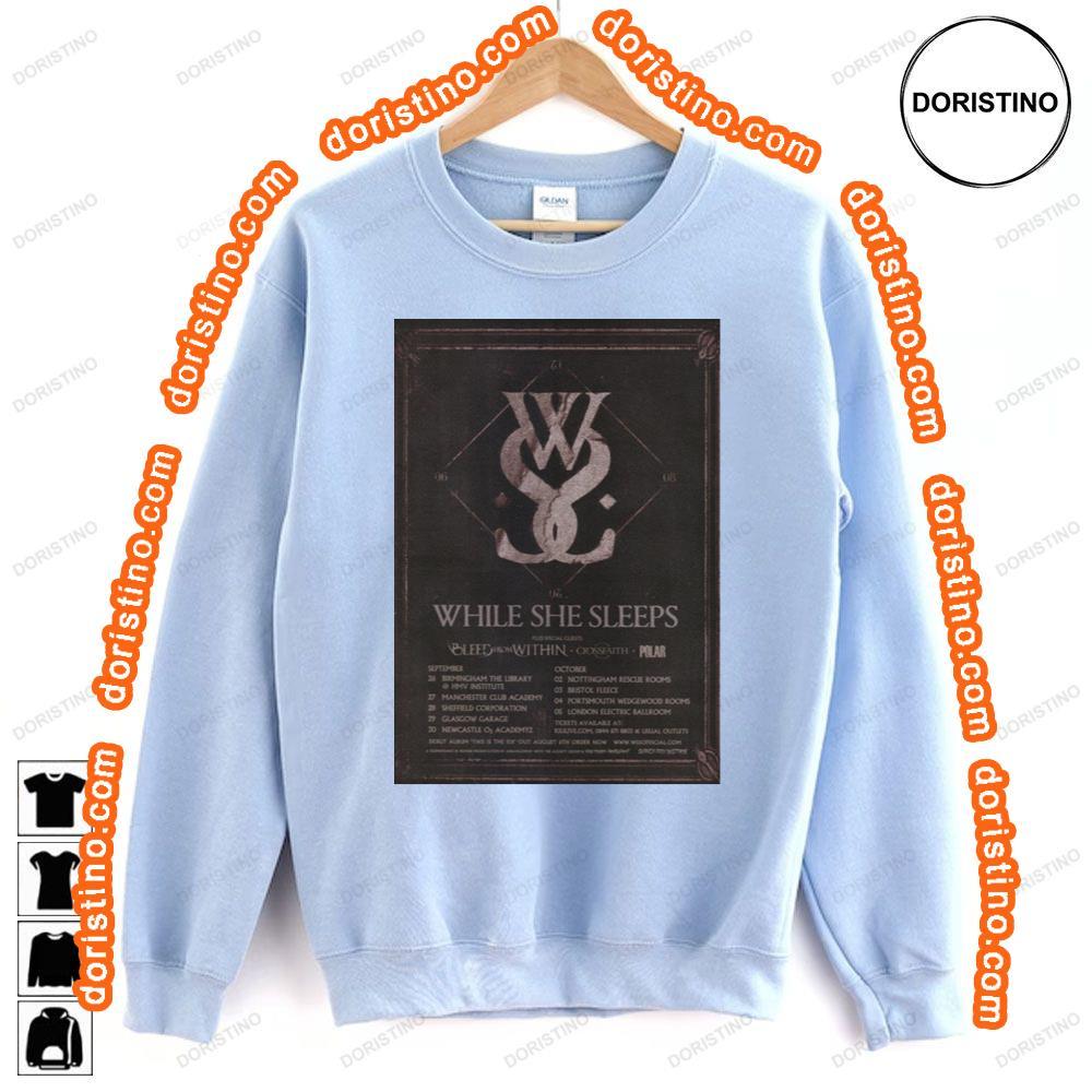 While She Sleeps This Is The Six 2012 Uk Tour Awesome Shirt While She Sleeps This Is The Six 2012 Uk Tour Awesome Shirt