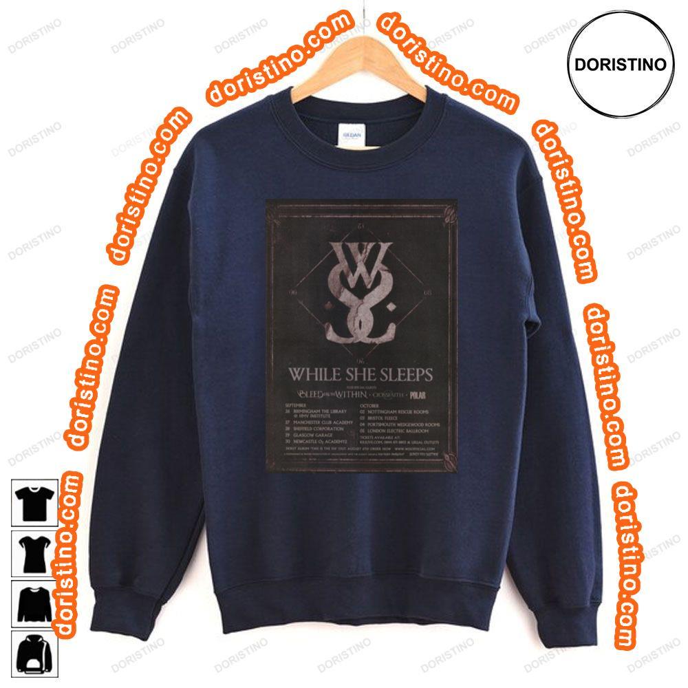 While She Sleeps This Is The Six 2012 Uk Tour Awesome Shirt While She Sleeps This Is The Six 2012 Uk Tour Awesome Shirt