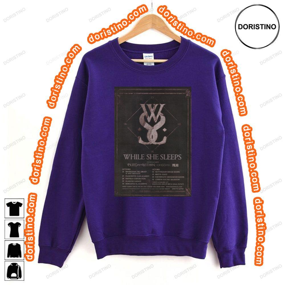 While She Sleeps This Is The Six 2012 Uk Tour Awesome Shirt While She Sleeps This Is The Six 2012 Uk Tour Awesome Shirt