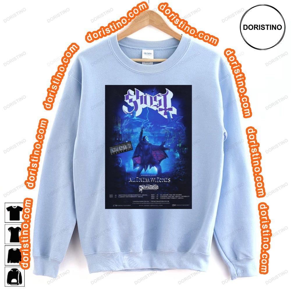 Ghost All Them Witches Uk 2019 Tour Awesome Shirt Ghost All Them Witches Uk 2019 Tour Awesome Shirt