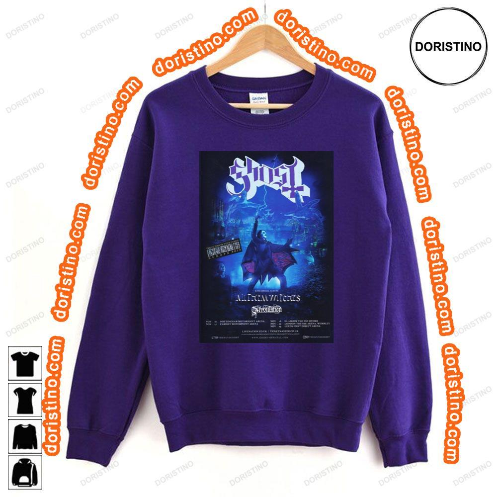 Ghost All Them Witches Uk 2019 Tour Awesome Shirt Ghost All Them Witches Uk 2019 Tour Awesome Shirt