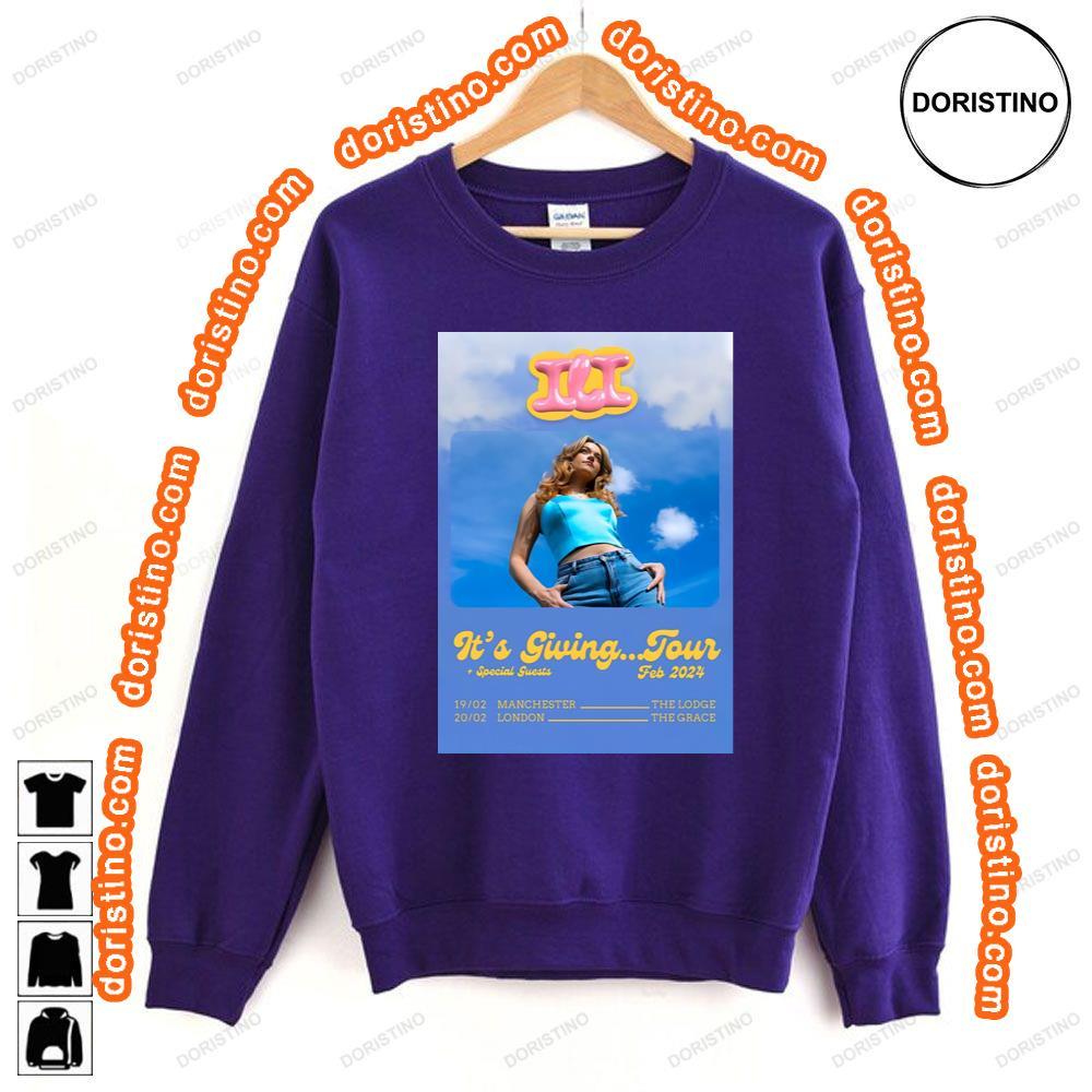 Ili Singer Its Giving February 2024 Tour Shirt Ili Singer Its Giving February 2024 Tour Shirt
