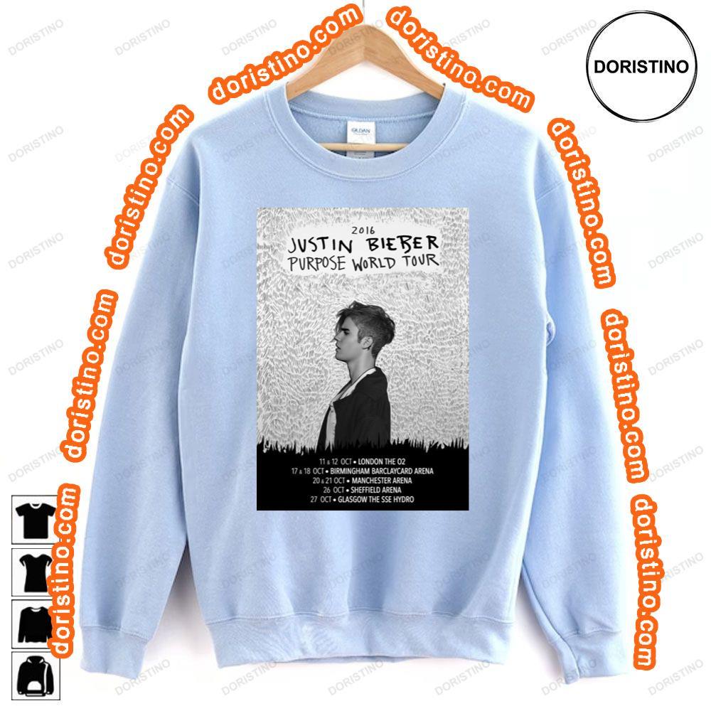 Justin Bieber Purpose October 2016 Uk Tour Awesome Shirt Justin Bieber Purpose October 2016 Uk Tour Awesome Shirt