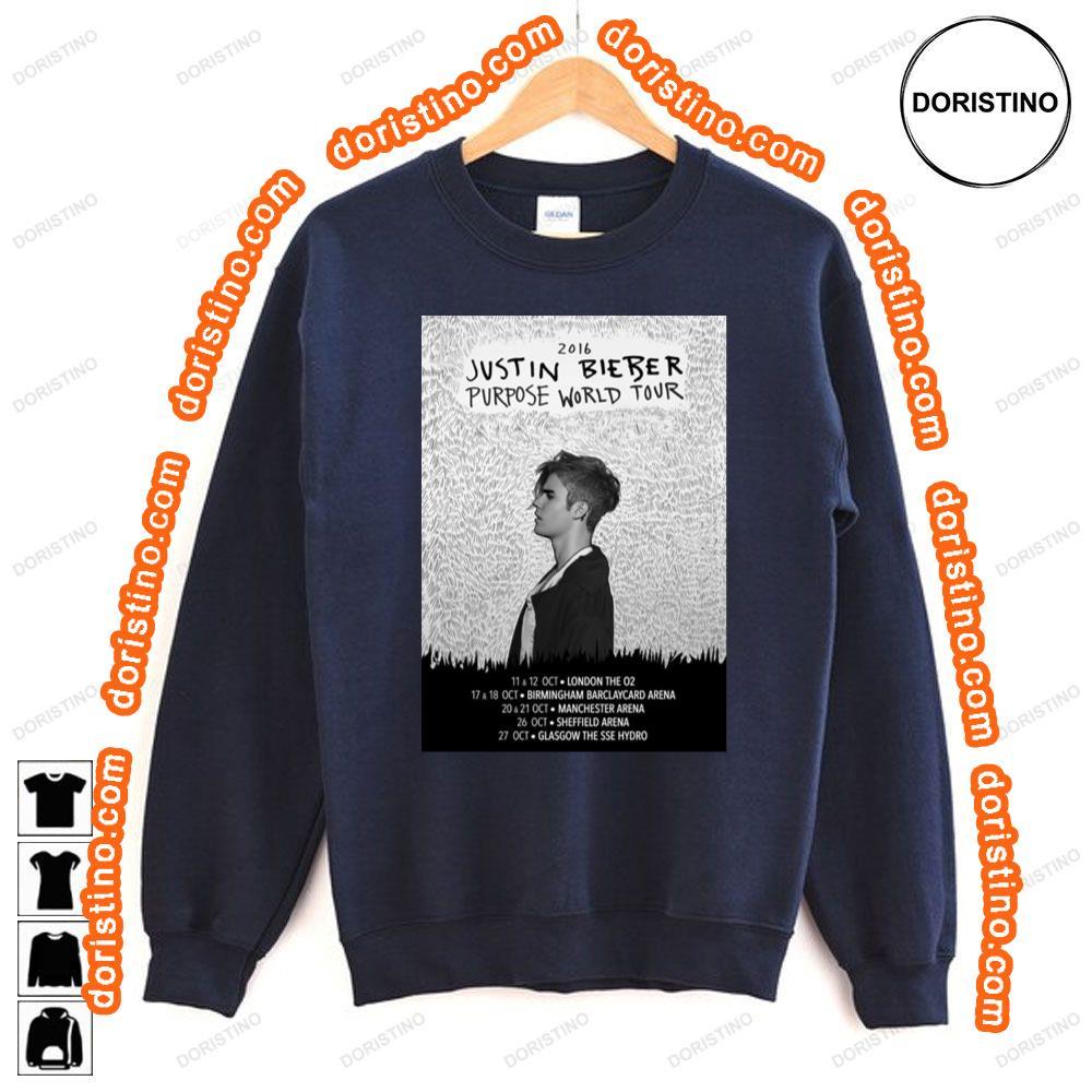 Justin Bieber Purpose October 2016 Uk Tour Awesome Shirt Justin Bieber Purpose October 2016 Uk Tour Awesome Shirt