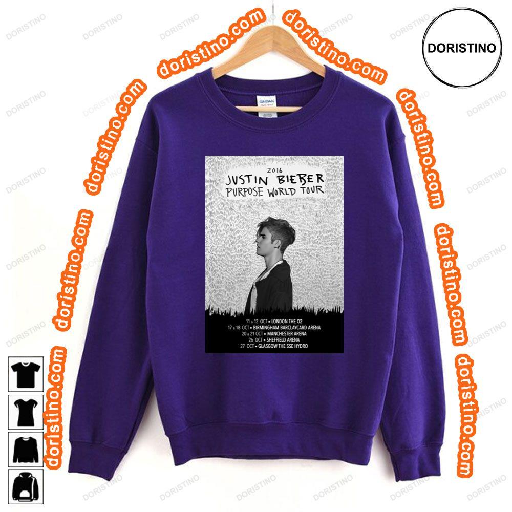 Justin Bieber Purpose October 2016 Uk Tour Awesome Shirt Justin Bieber Purpose October 2016 Uk Tour Awesome Shirt