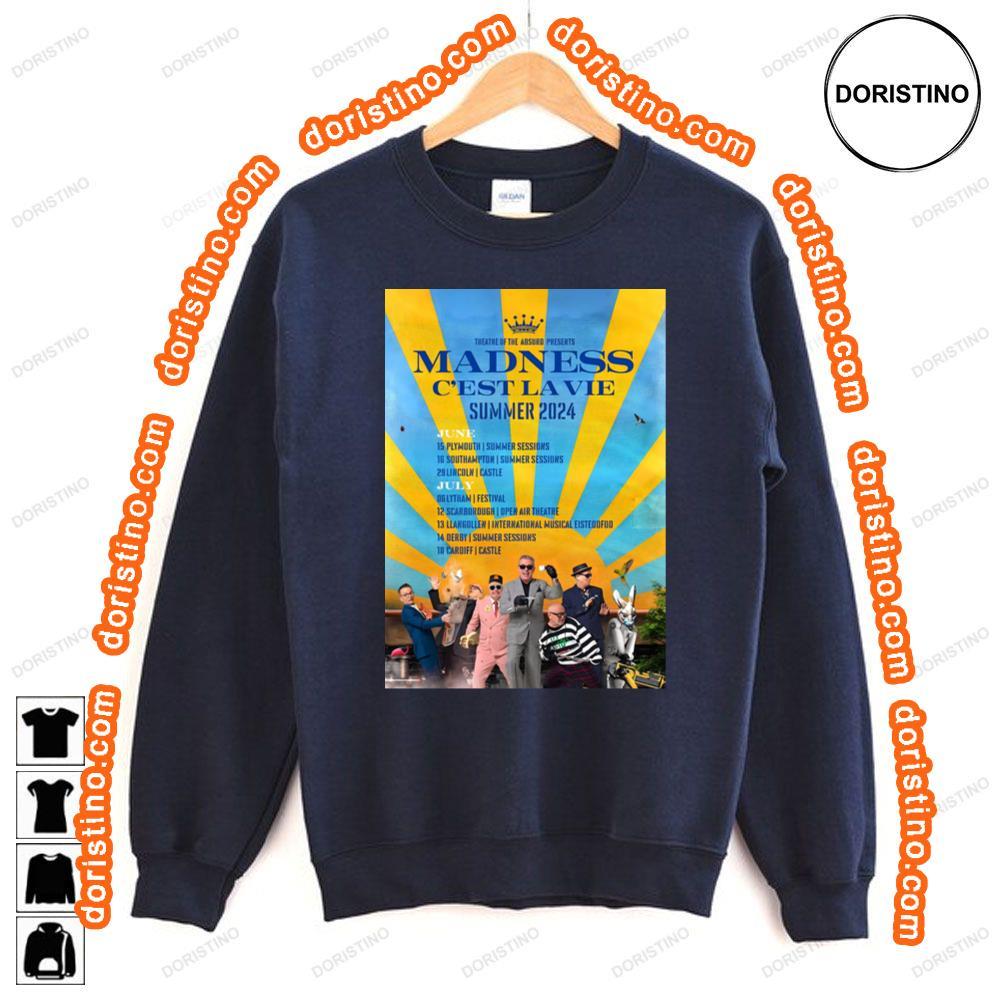 Madness Band Cest La Vie 2024 Summer Uk Tour Tshirt Madness Band Cest La Vie 2024 Summer Uk Tour Tshirt