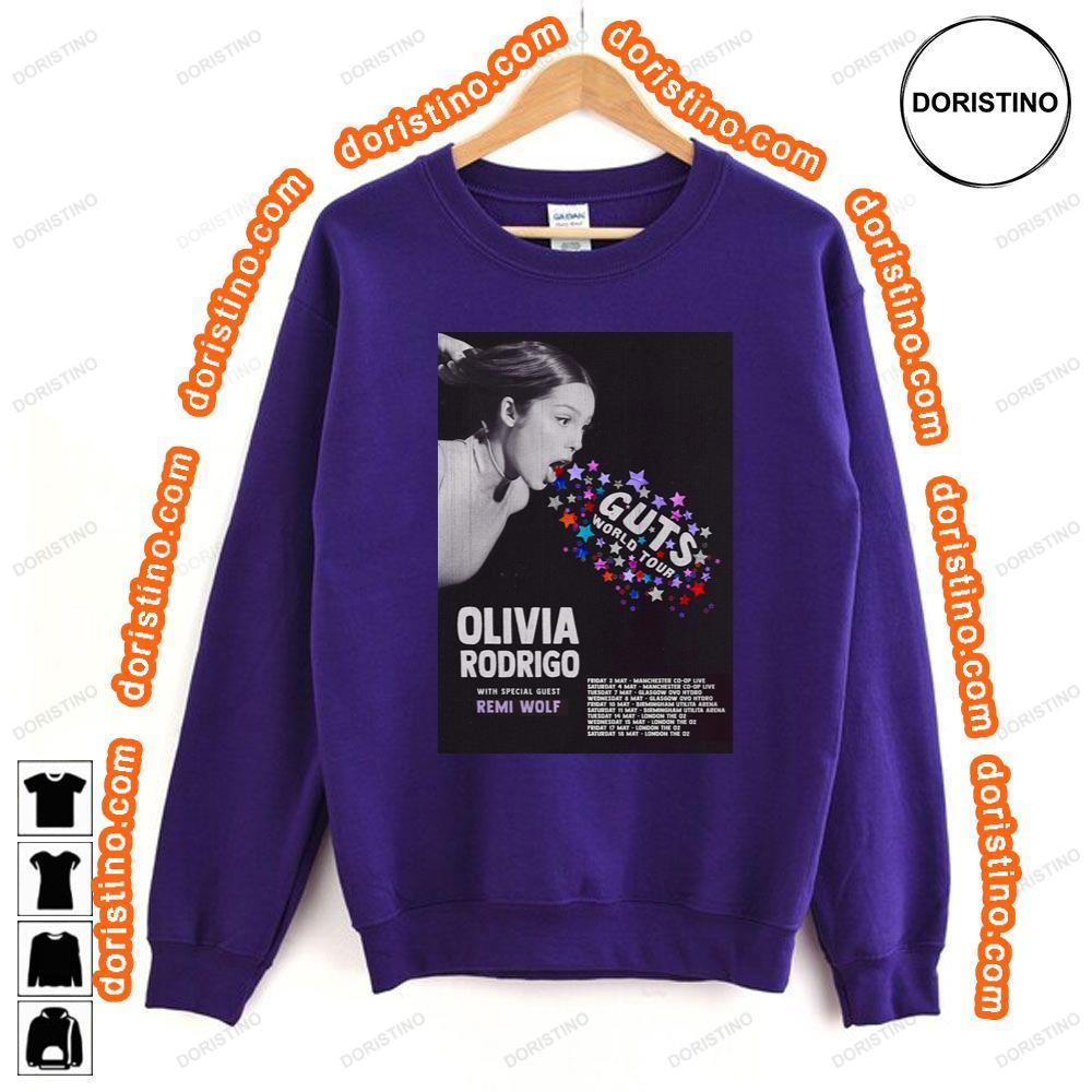 Olivia Rodrigo Guts 2024 World Tour Uk Tour Awesome Shirt Olivia Rodrigo Guts 2024 World Tour Uk Tour Awesome Shirt