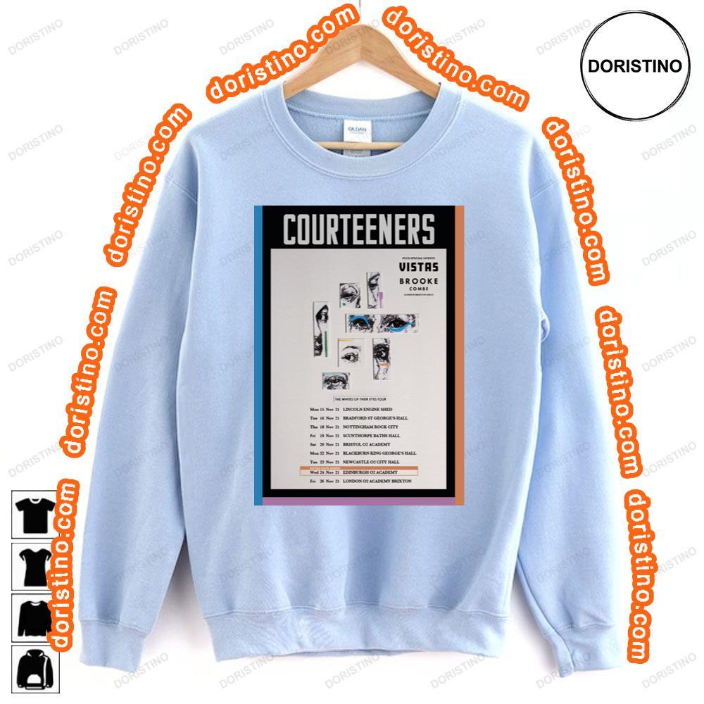 Courners The White Of Thier Eyes 2021 Uk Tour Shirt Courners The White Of Thier Eyes 2021 Uk Tour Shirt