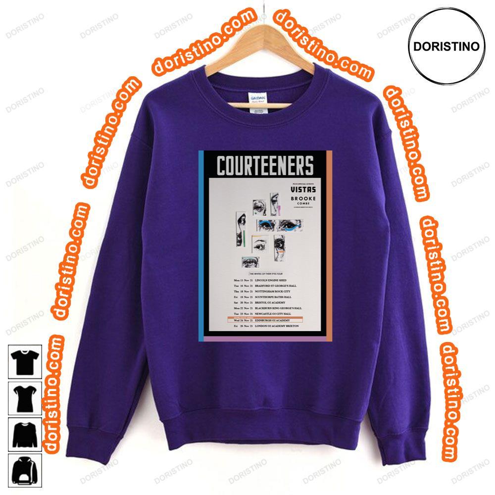 Courners The White Of Thier Eyes 2021 Uk Tour Shirt Courners The White Of Thier Eyes 2021 Uk Tour Shirt