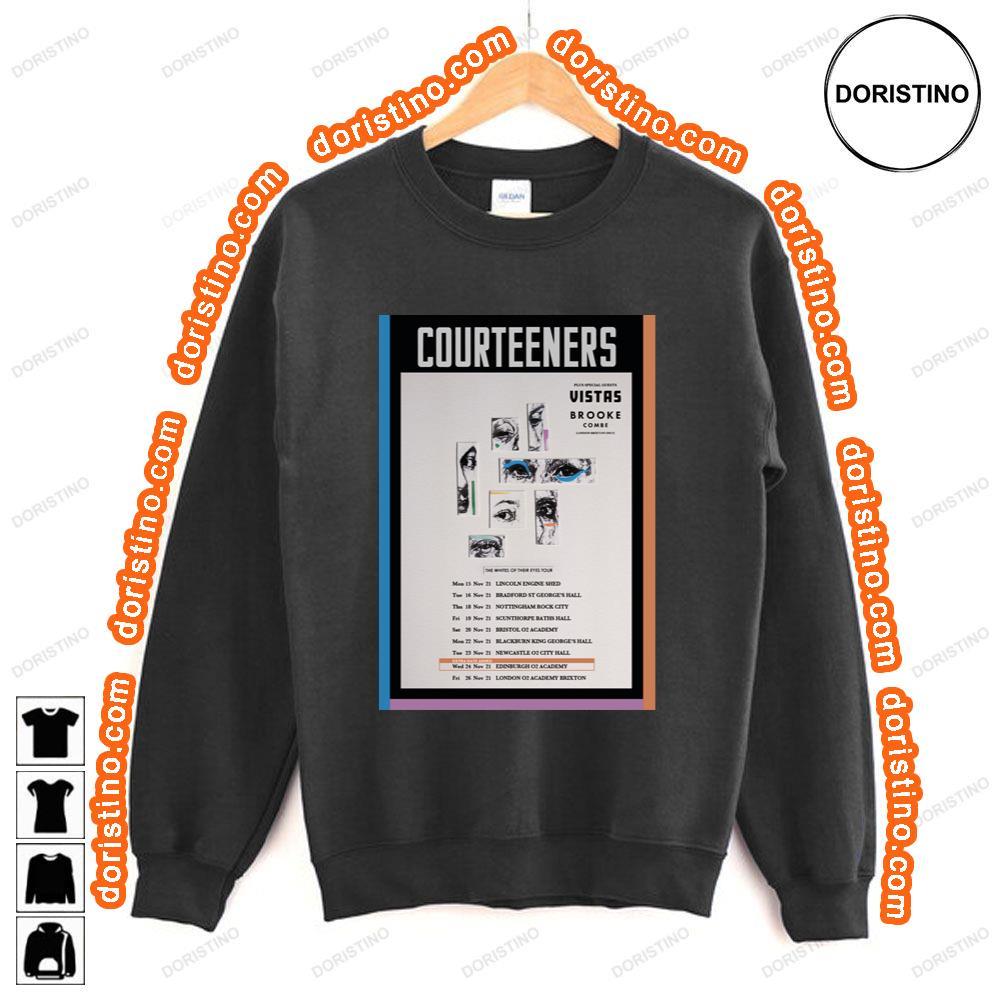 Courners The White Of Thier Eyes 2021 Uk Tour Shirt Courners The White Of Thier Eyes 2021 Uk Tour Shirt
