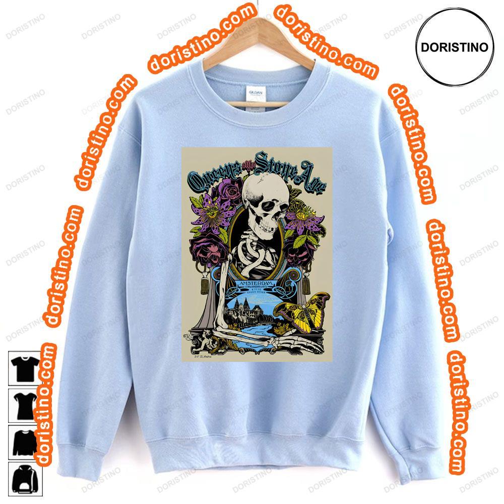 Queens Of The Stone Age The End Is Nero 2023 Amsterdam Ziggo Dome Awesome Shirt Queens Of The Stone Age The End Is Nero 2023 Amsterdam Ziggo Dome Awesome Shirt
