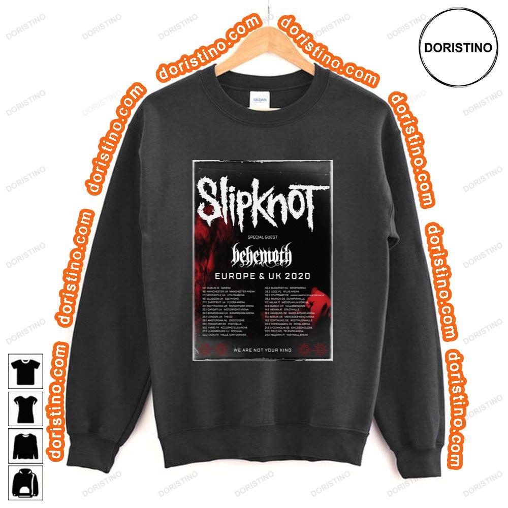 Slipknot We Are Not Your Kind 2020 European Tour Shirt Slipknot We Are Not Your Kind 2020 European Tour Shirt
