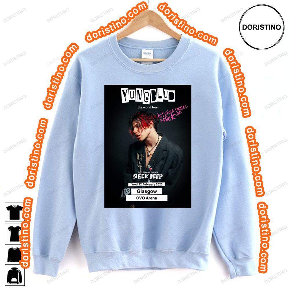 Yungblud International As Fuck 2023 The Glasgow Ovo Arena Shirt Yungblud International As Fuck 2023 The Glasgow Ovo Arena Shirt