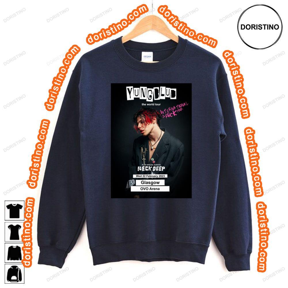 Yungblud International As Fuck 2023 The Glasgow Ovo Arena Shirt Yungblud International As Fuck 2023 The Glasgow Ovo Arena Shirt