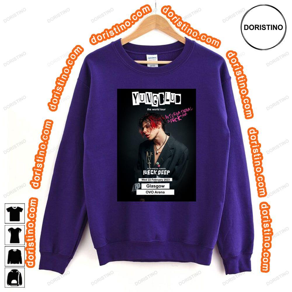 Yungblud International As Fuck 2023 The Glasgow Ovo Arena Shirt Yungblud International As Fuck 2023 The Glasgow Ovo Arena Shirt