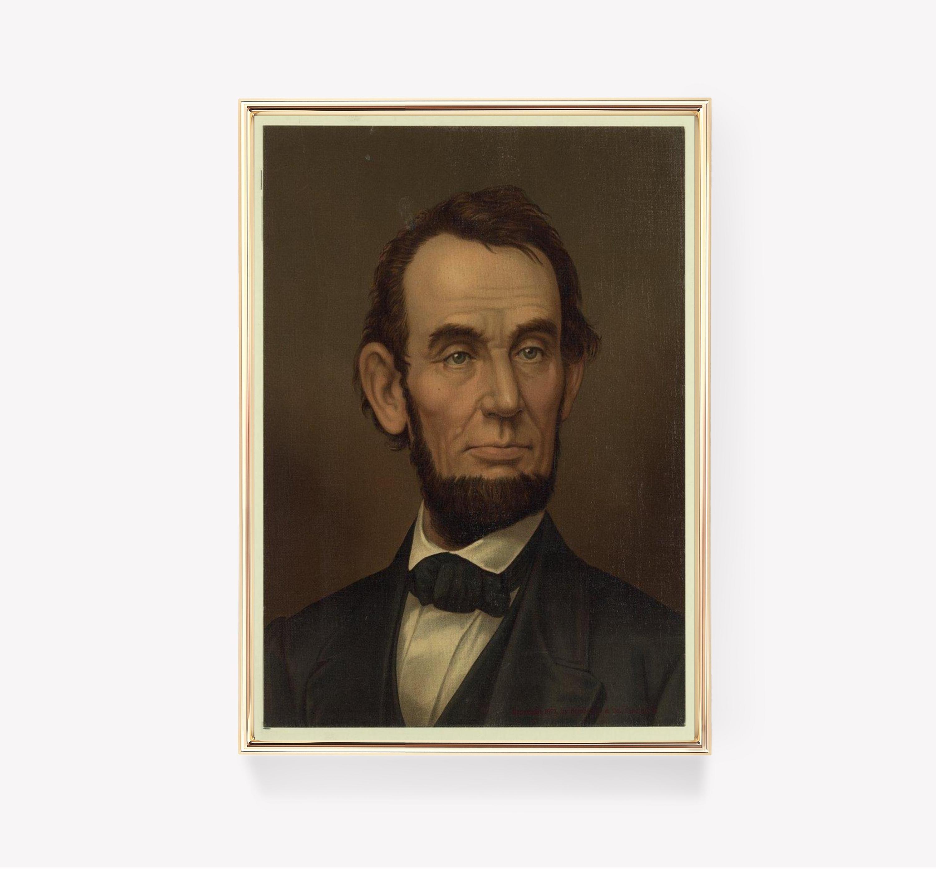 Abraham Lincoln 3 Trending Style Poster (No Frame) Abraham Lincoln 3 Trending Style Poster (No Frame)