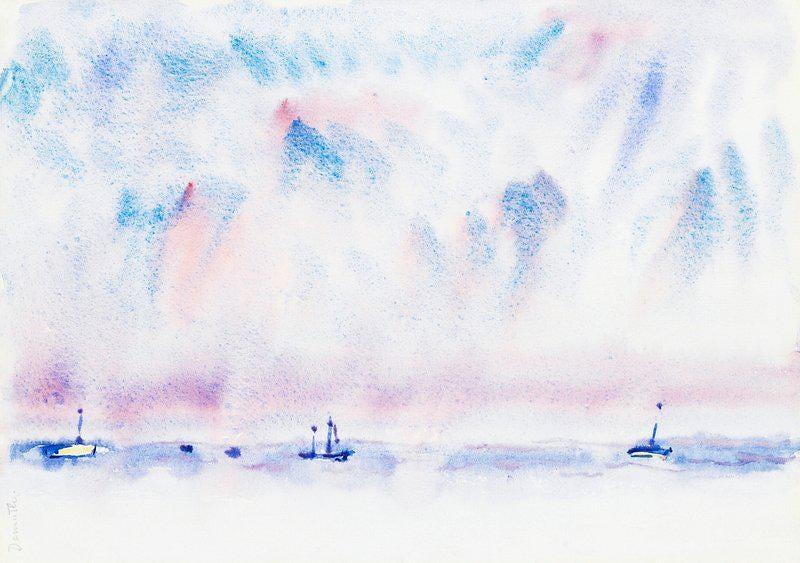 Boats On Sea Arthur Wardle Limited Edition Posters (No Frame) Boats On Sea Arthur Wardle Limited Edition Posters (No Frame)