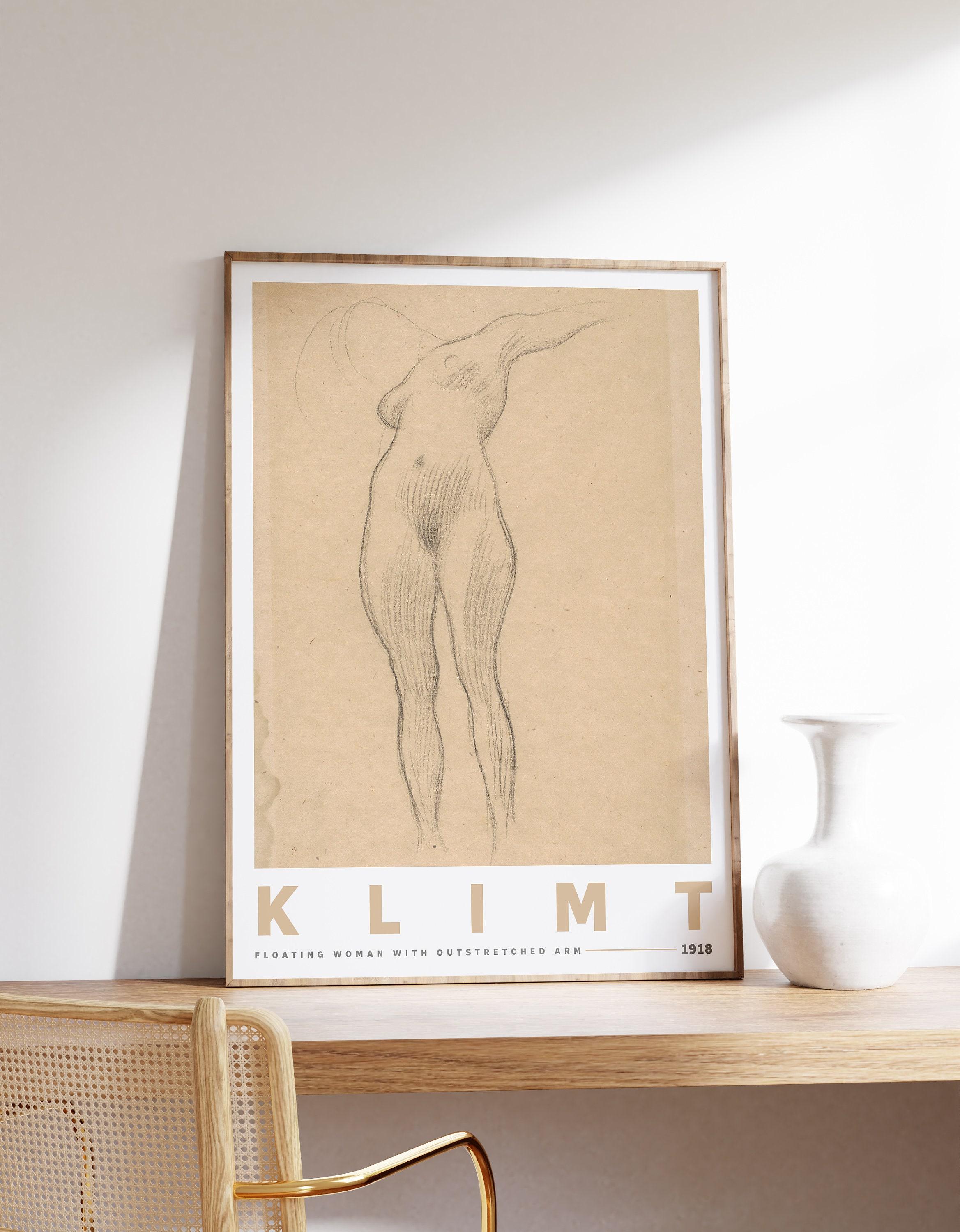 Floating Woman With Outstretched Arm By Gustav Klimt Exhibition Trending Style Poster (No Frame) Floating Woman With Outstretched Arm By Gustav Klimt Exhibition Trending Style Poster (No Frame)