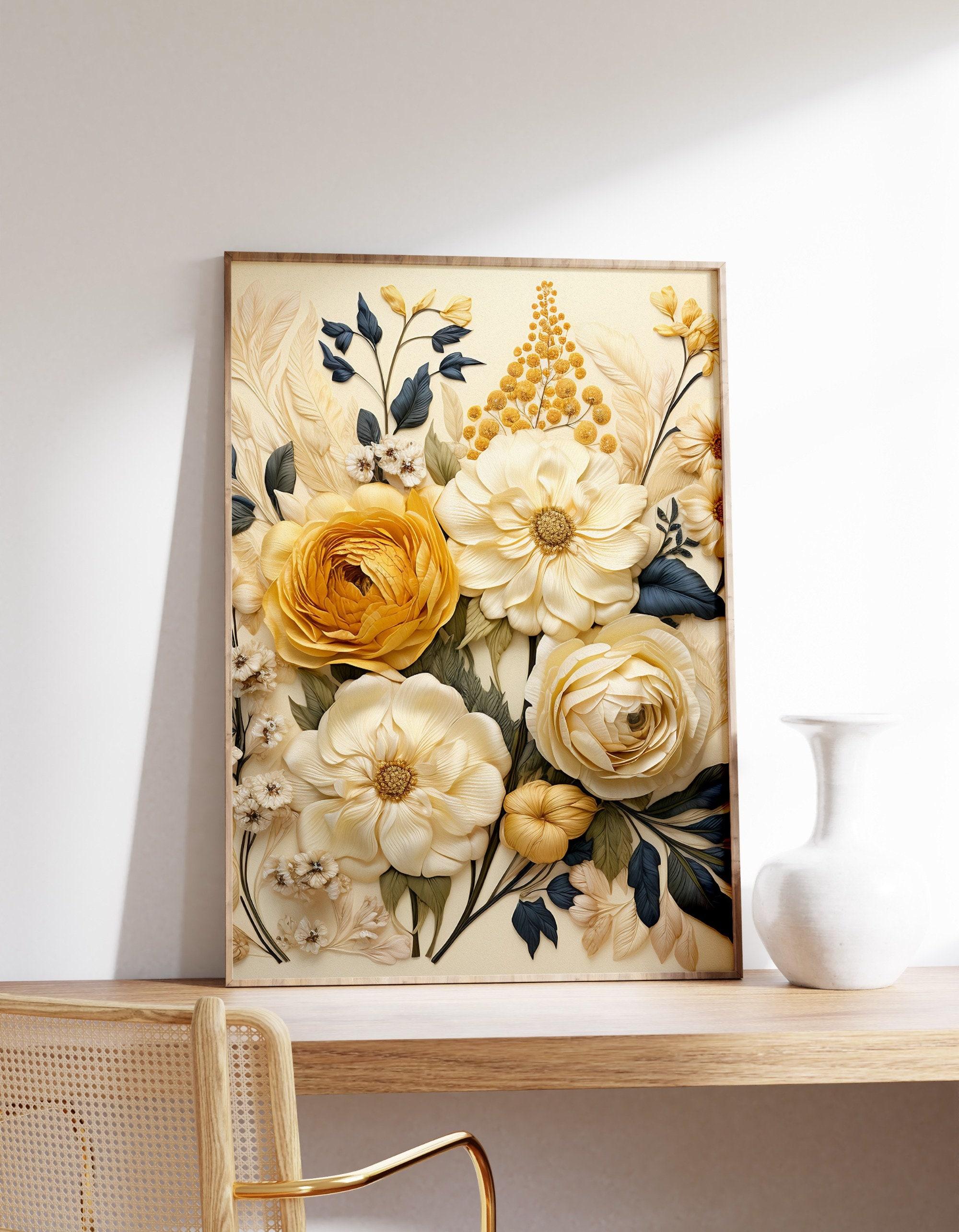 Floral Textile Cottagecore Limited Edition Posters (No Frame) Floral Textile Cottagecore Limited Edition Posters (No Frame)