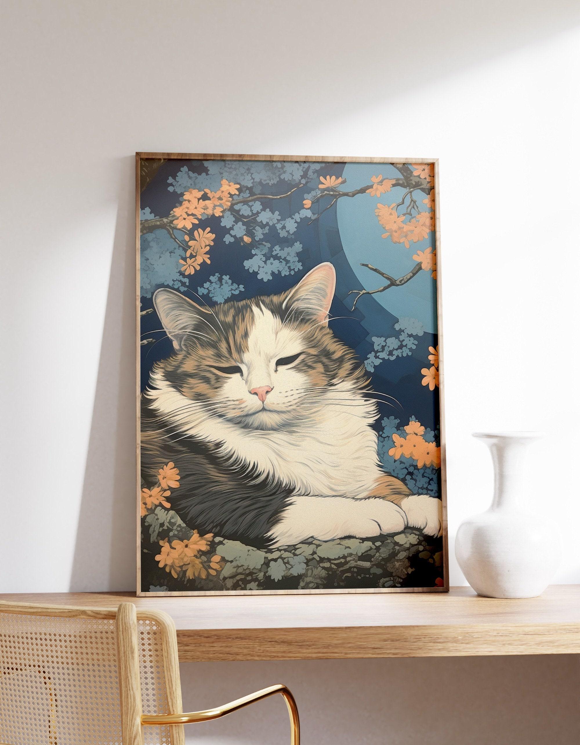 Japanese Sleepy Cat 9 Trending Style Poster (No Frame) Japanese Sleepy Cat 9 Trending Style Poster (No Frame)