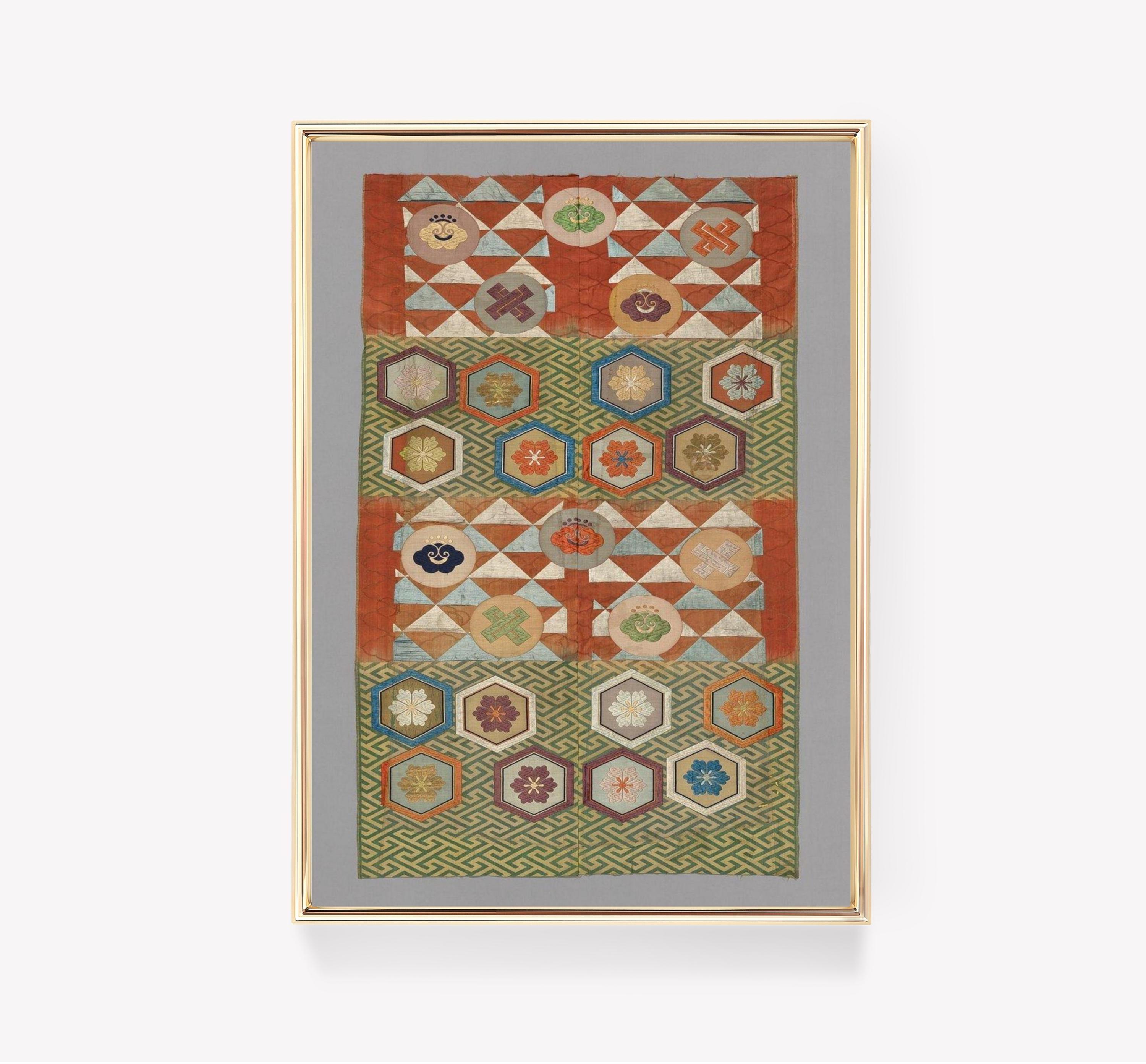 Japanese Textile Art Traditional Cloth Trending Style Poster (No Frame) Japanese Textile Art Traditional Cloth Trending Style Poster (No Frame)