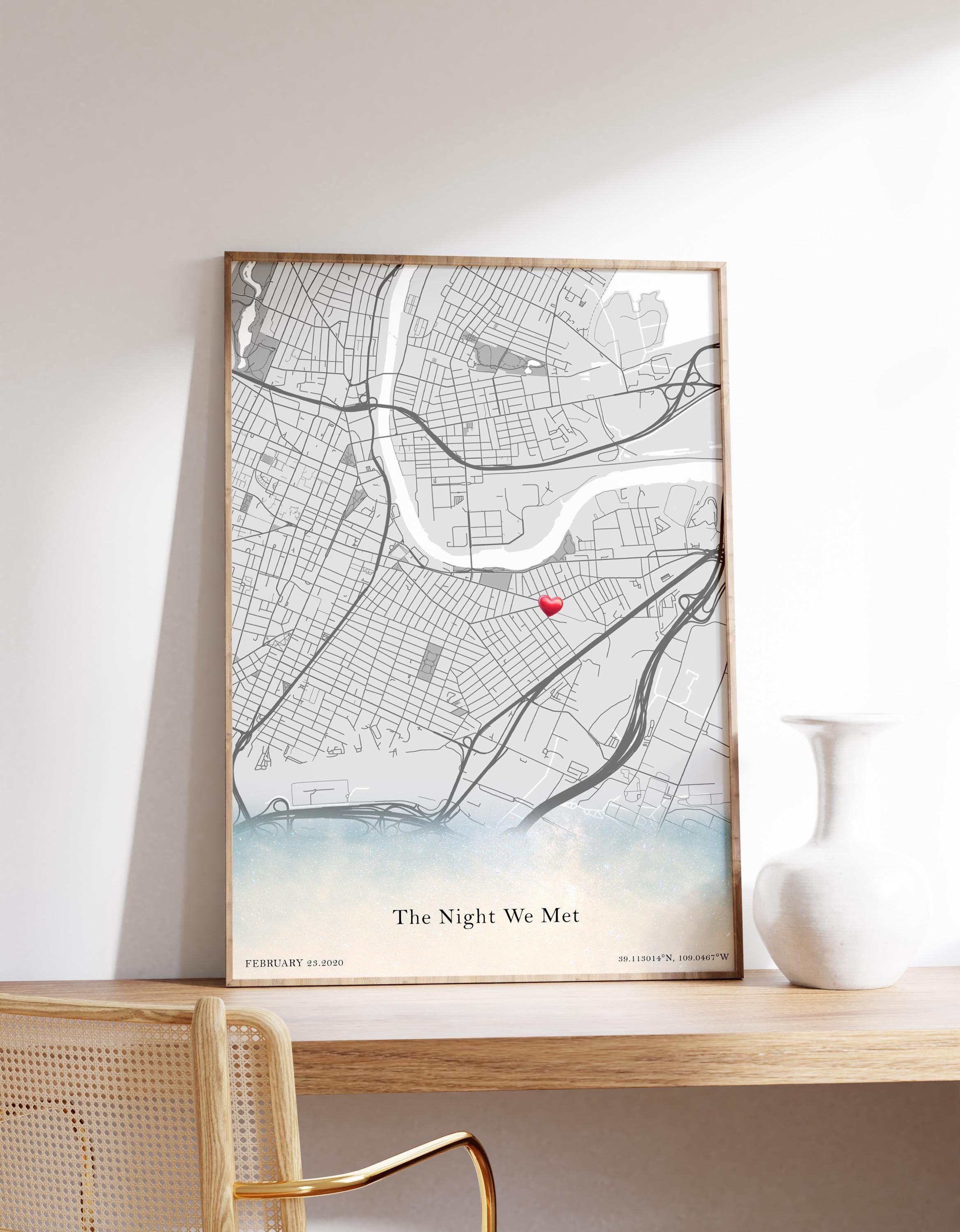 The Night We Met Custom Star Map Awesome Poster (No Frame) The Night We Met Custom Star Map Awesome Poster (No Frame)