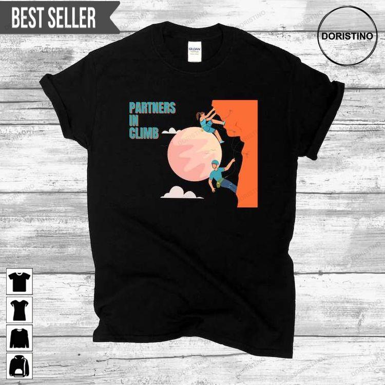 Rock Climbing Partners In Climb Tshirt Rock Climbing Partners In Climb Tshirt