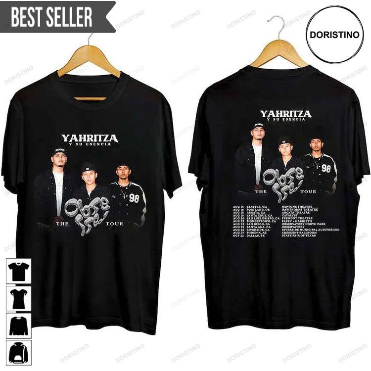 Yahritza Y Su Esencia Obsessed Tour 2023 Adult Short-sleeve Tshirt
