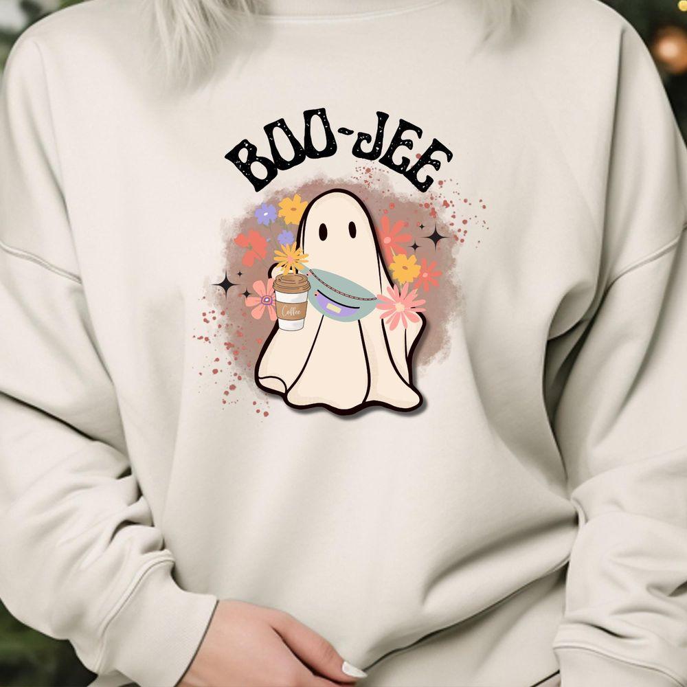 Boojee Cute Ghost Halloween Tshirt Boojee Cute Ghost Halloween Tshirt