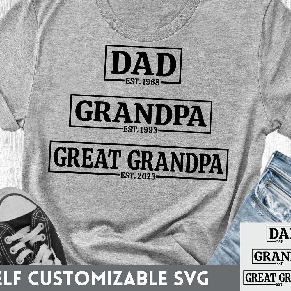 Dad Grandpa Great Grandpa 2 Awesome Shirt Dad Grandpa Great Grandpa 2 Awesome Shirt