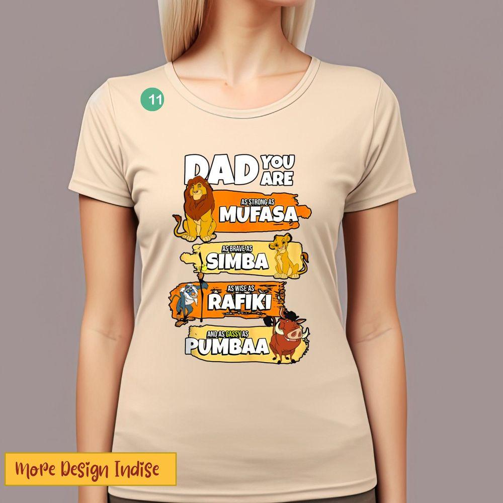 Dad You Are Mufasa Disney Dady Party Happiest Grandpa Disney Dady Tshirt Dad You Are Mufasa Disney Dady Party Happiest Grandpa Disney Dady Tshirt